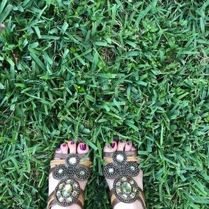 Jellypop super comfy wedges. NWOT size 8